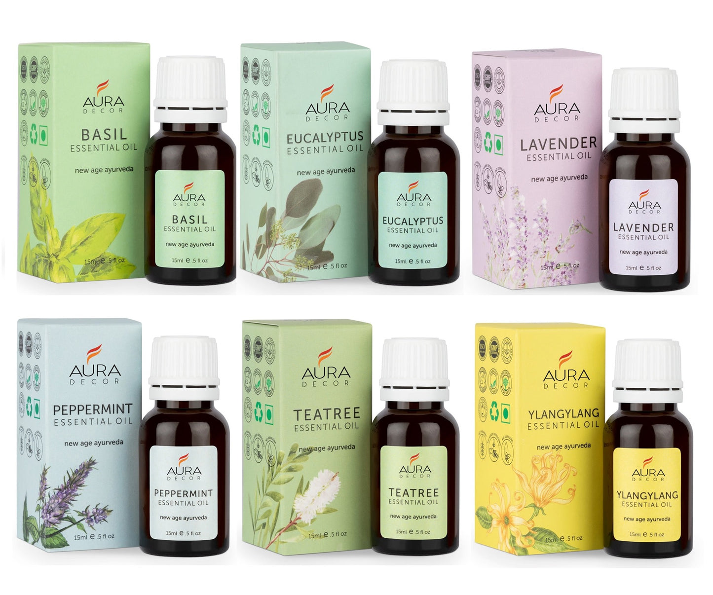 Combo of Any 6 Essential Oils