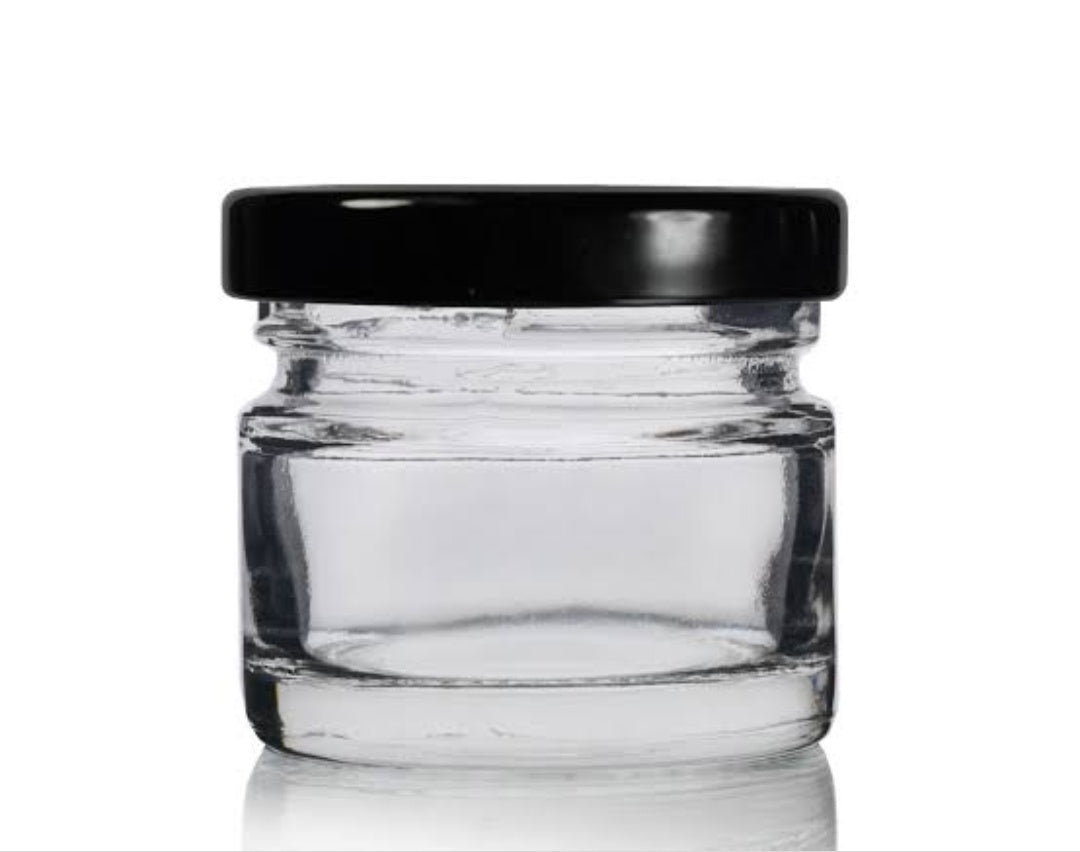 AuraDecor
Small Jar 30 ml Twist Off Lid ( Black )