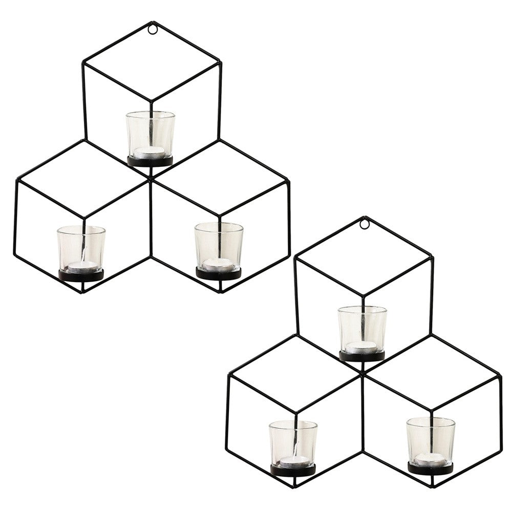 WALL HANGING TEALIGHT WITH GLASS