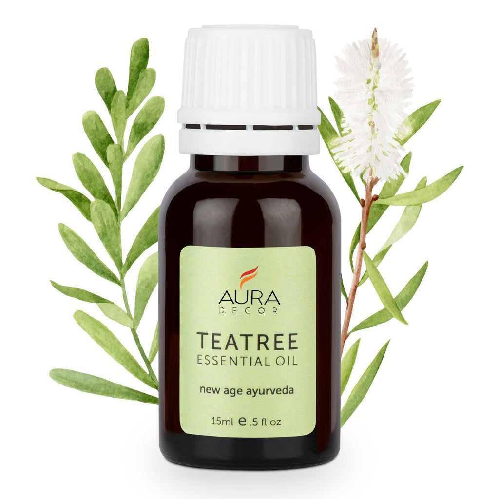 Tea Tree Essential Oil - 15ml for Skin, Hair, Face, Acne Care