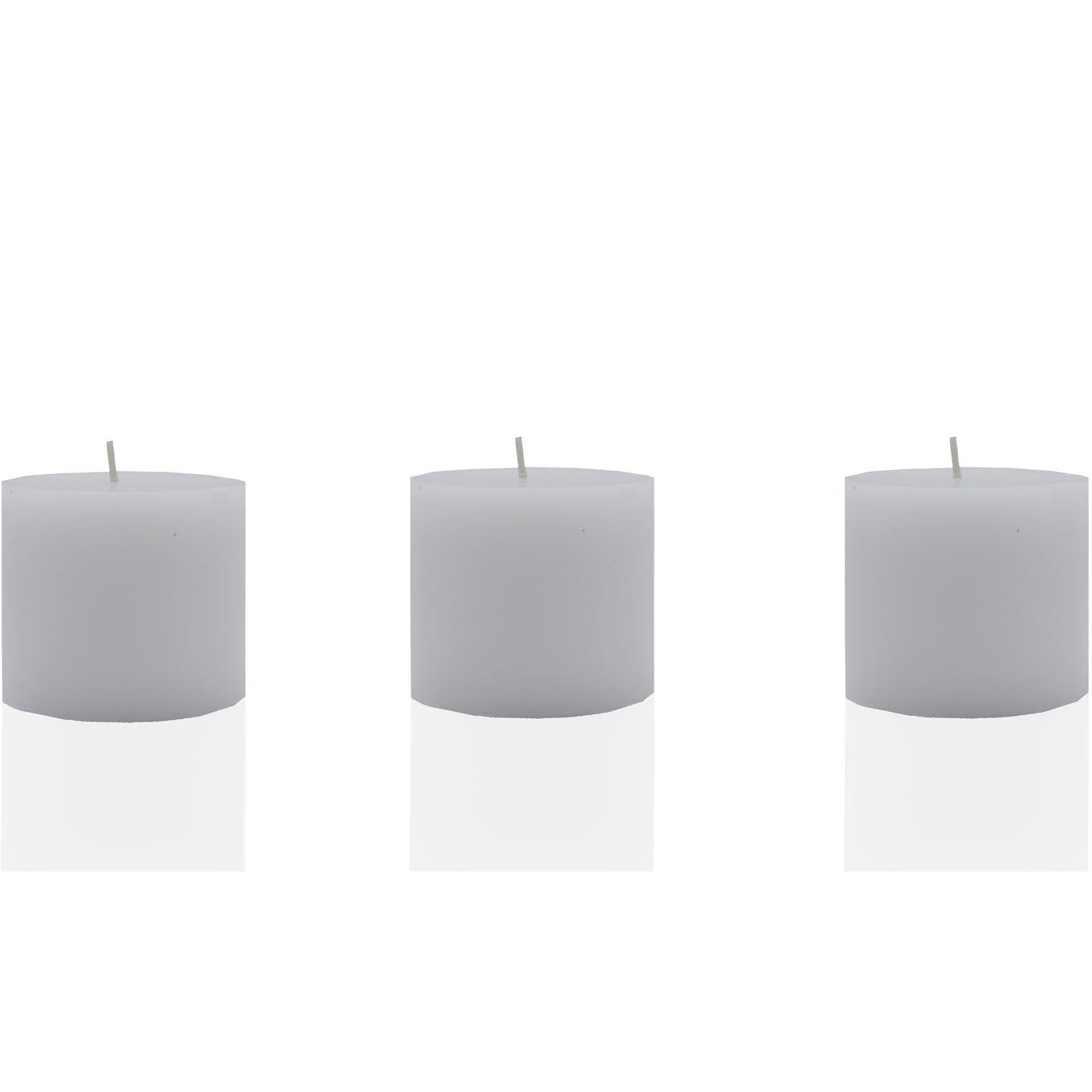 AuraDecor Pillar Candles Pack of 3 ( 3*3) - auradecor.co.in