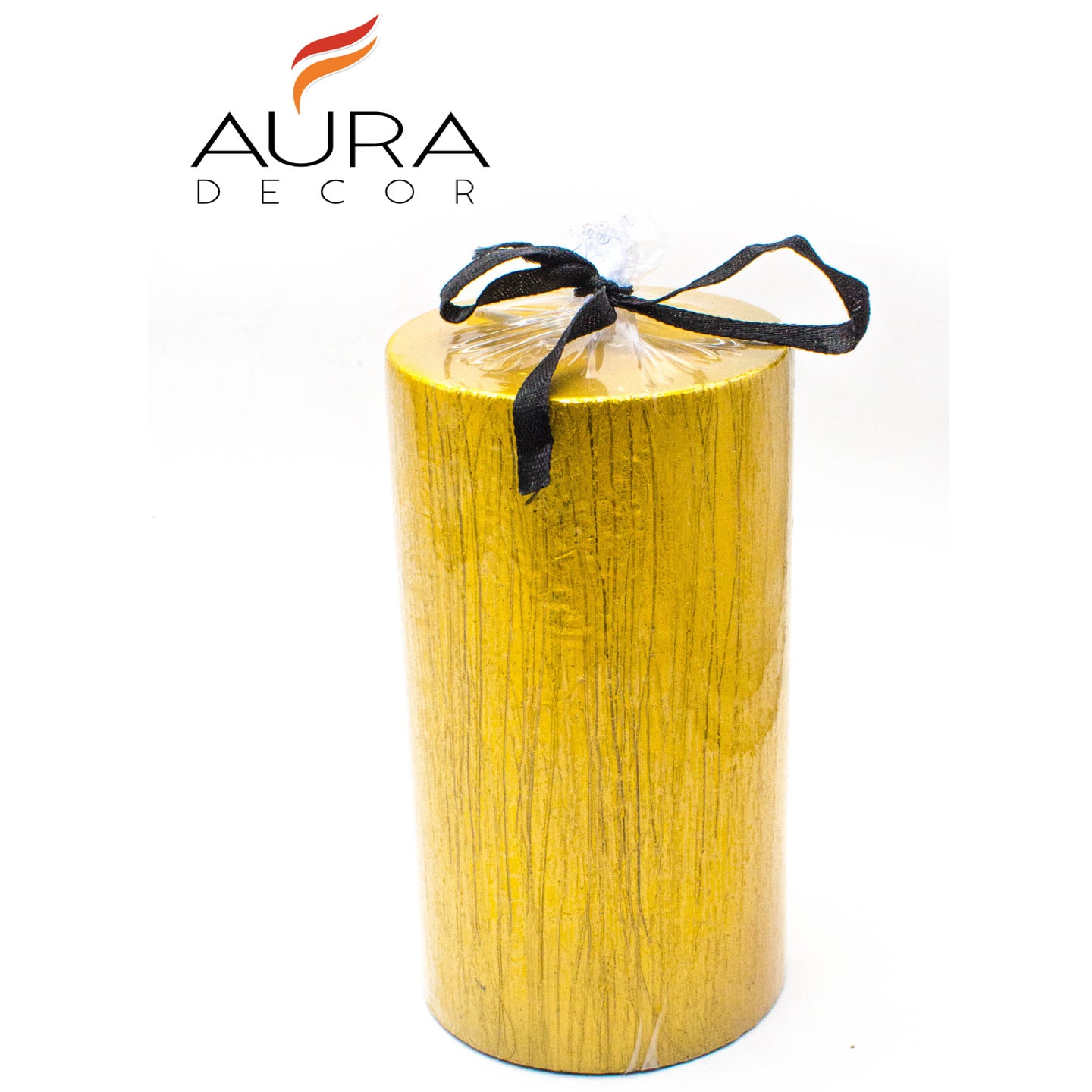 AuraDecor 3*6 Rustic Finish Pillar Candle - auradecor.co.in