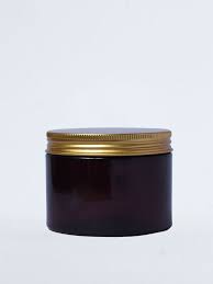 Empty Amber Jars 70ml for Candle Making or Cosmetic Use