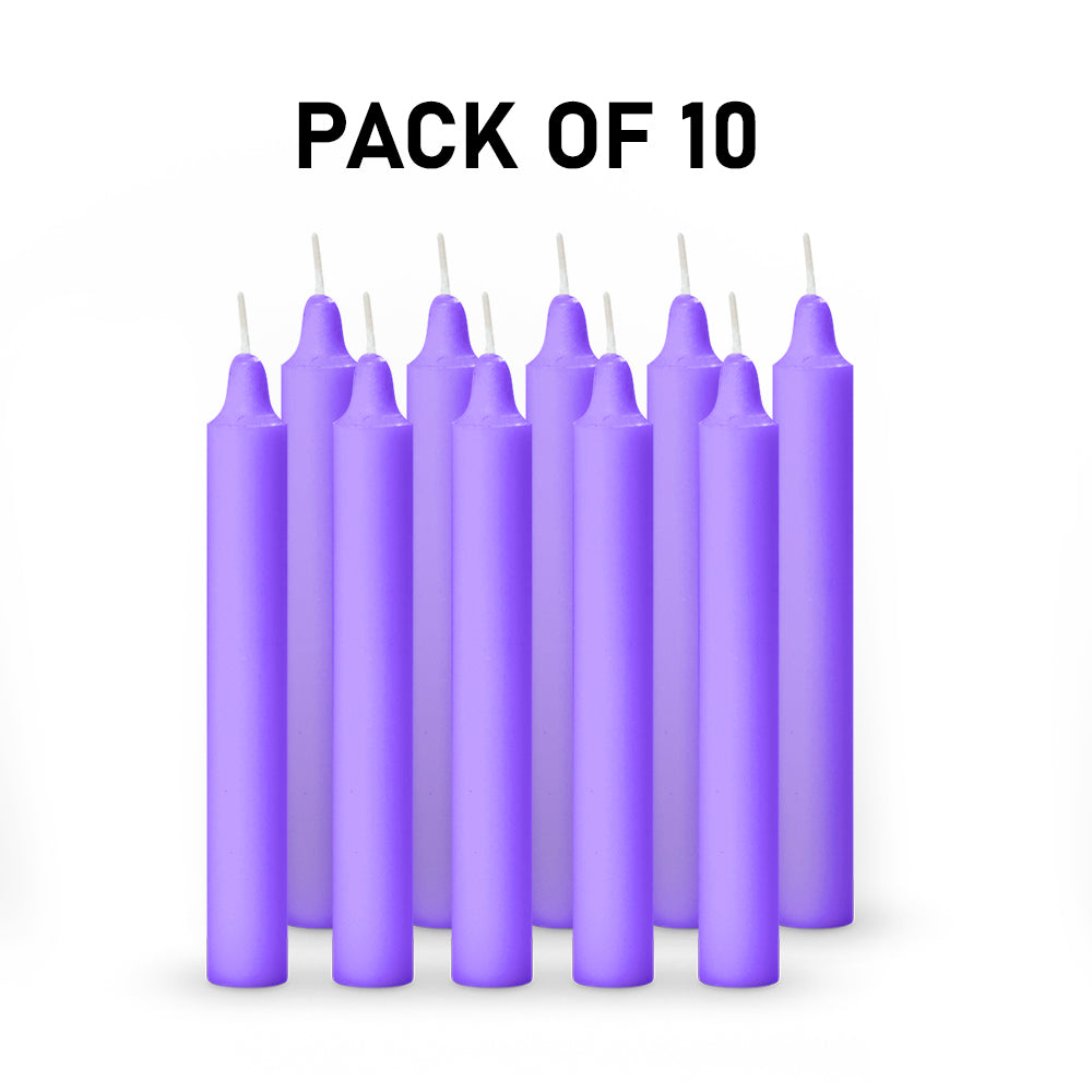 AuraDecor Colourful Stick Candles
