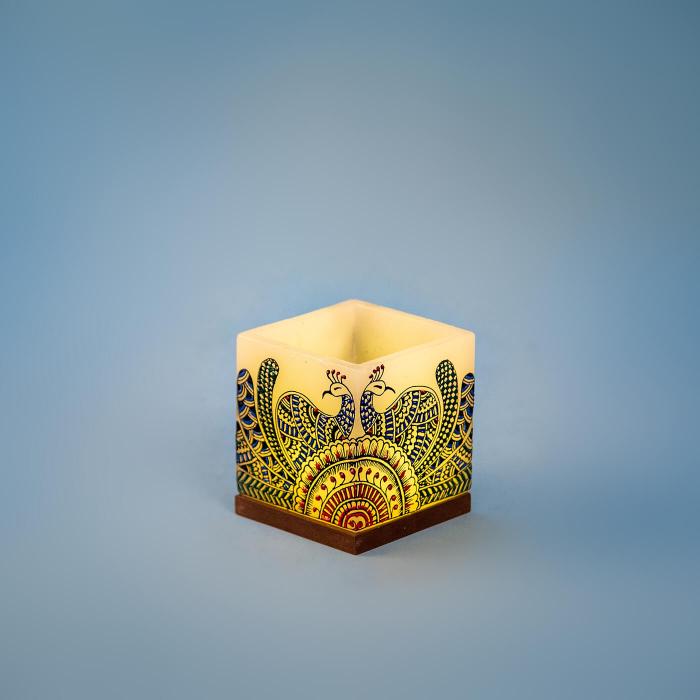 Hollow Candles Square ( 3*3*3 ) ( 48 Pieces )