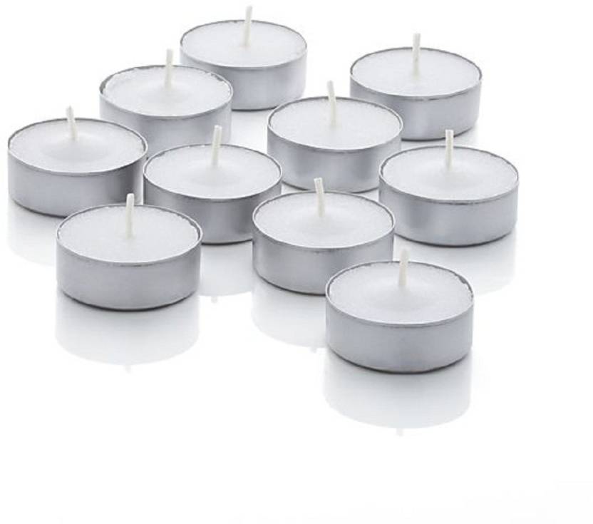 AuraDecor Pack of 50 Tealight Candles ( Burning Time 3 Hours Approx )