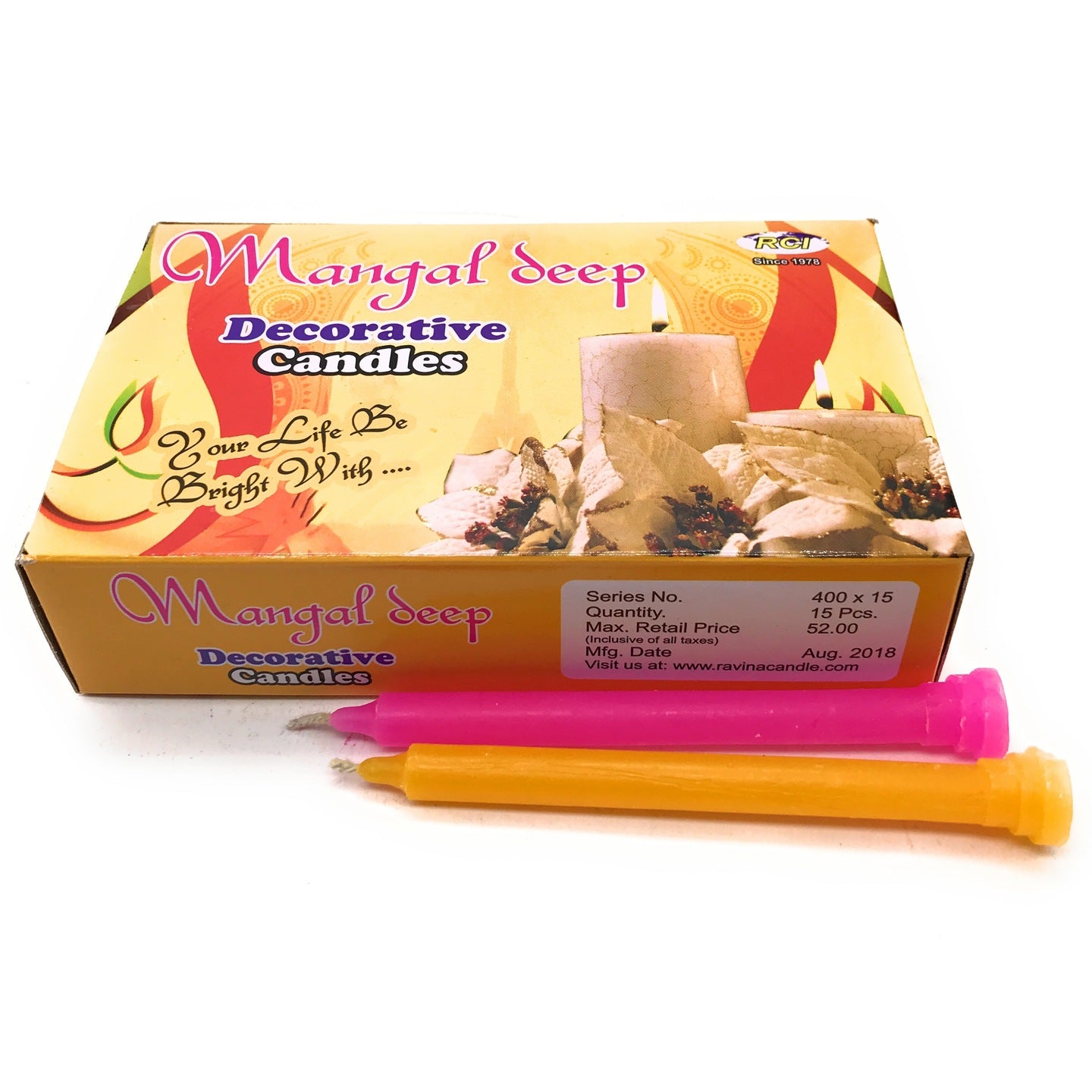 Mangaldeep Festive Candles - auradecor.co.in