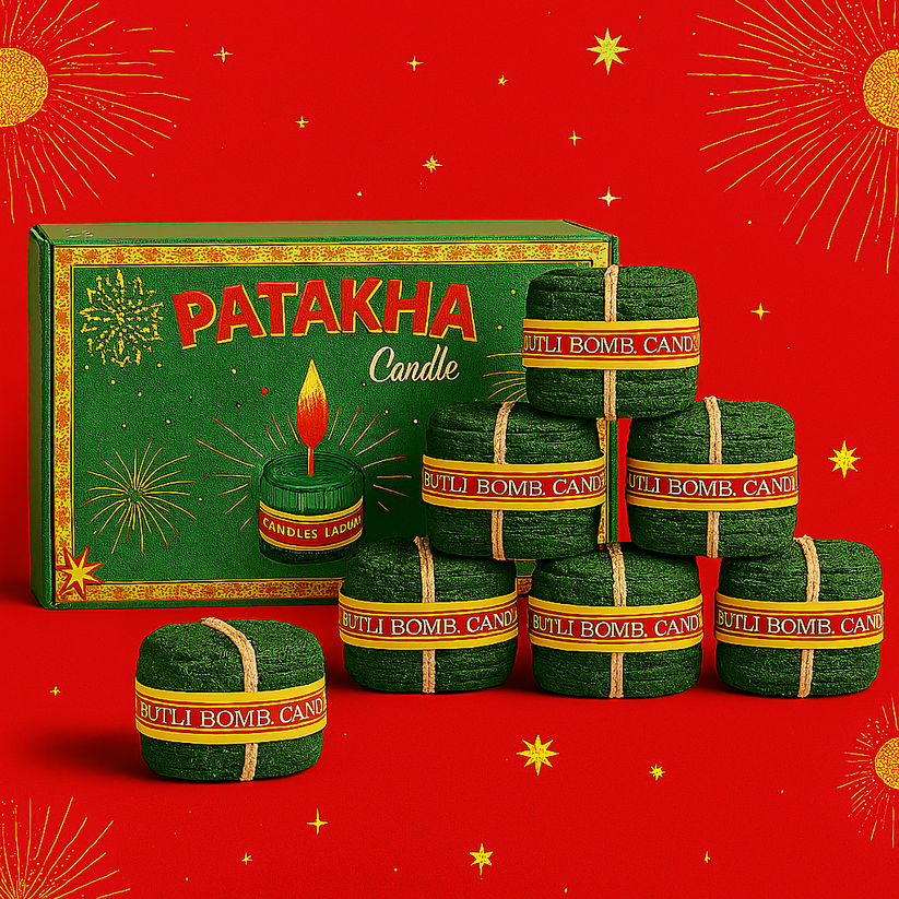 Festive Sutli Pataka Candle Festive Fun Without the Bang – AuraDecor