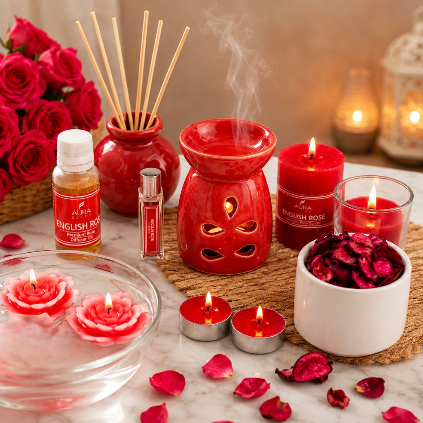 Auradecor Combo Gift Pack for Aromatherapy, Corporate Gifting GS 20
