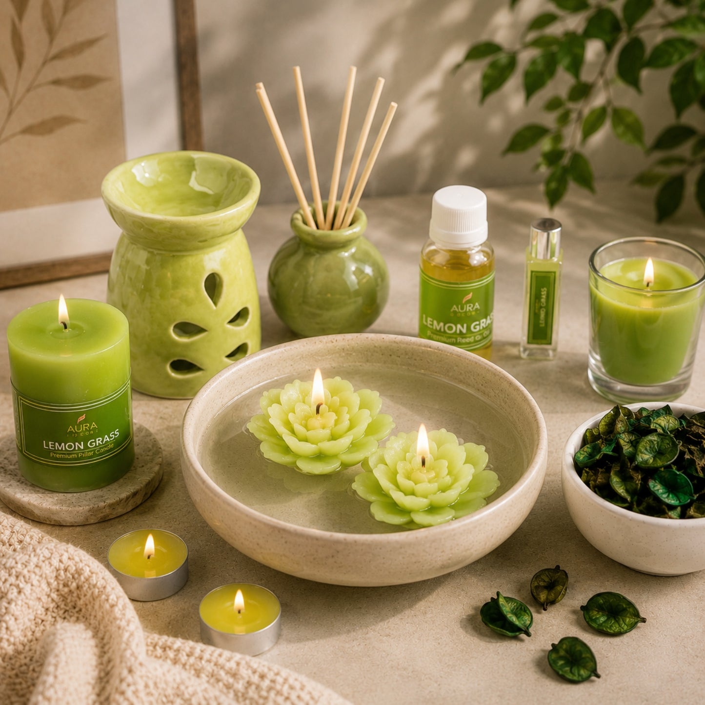 Combo Gift Pack for Aroma theraphy (GS-20) Lemon Grass