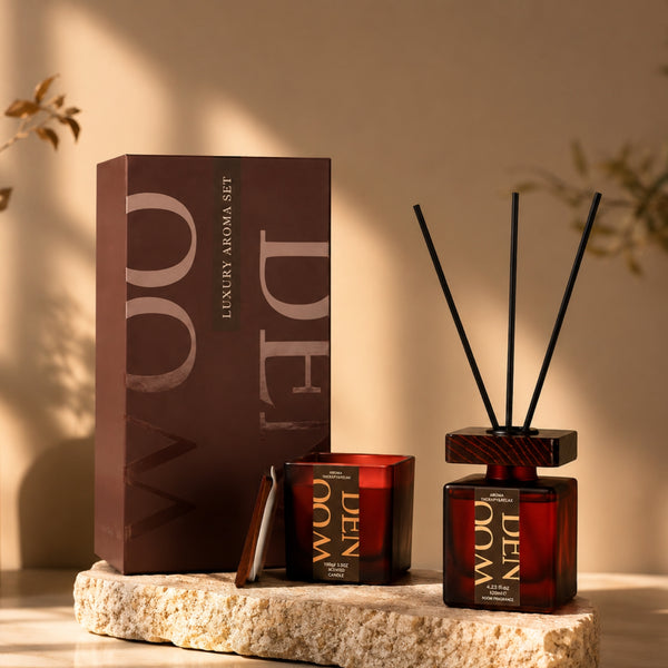 AuraDecor Wooden Whisper Duo Gift Set
