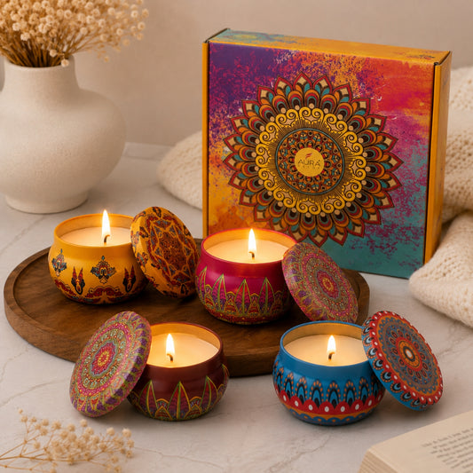 Bulk Buy Morrocan Tin gift set |Set of 4| (Master pack of 20 box)