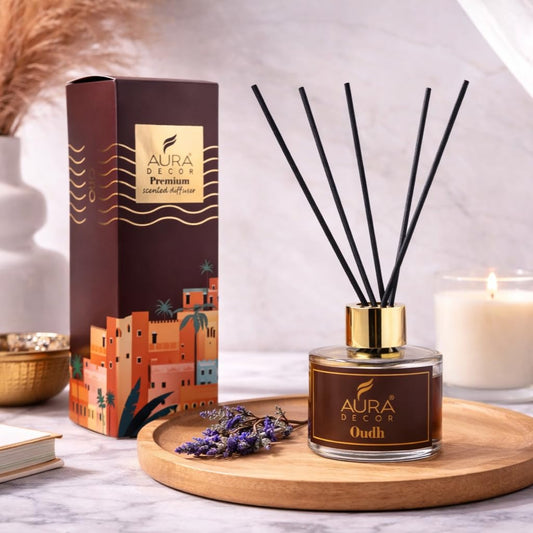 Bulk Buy Auradecor Elysian Reed Diffuser - Lavender & Oudh (Master pack of 20 pcs) (RD-200)