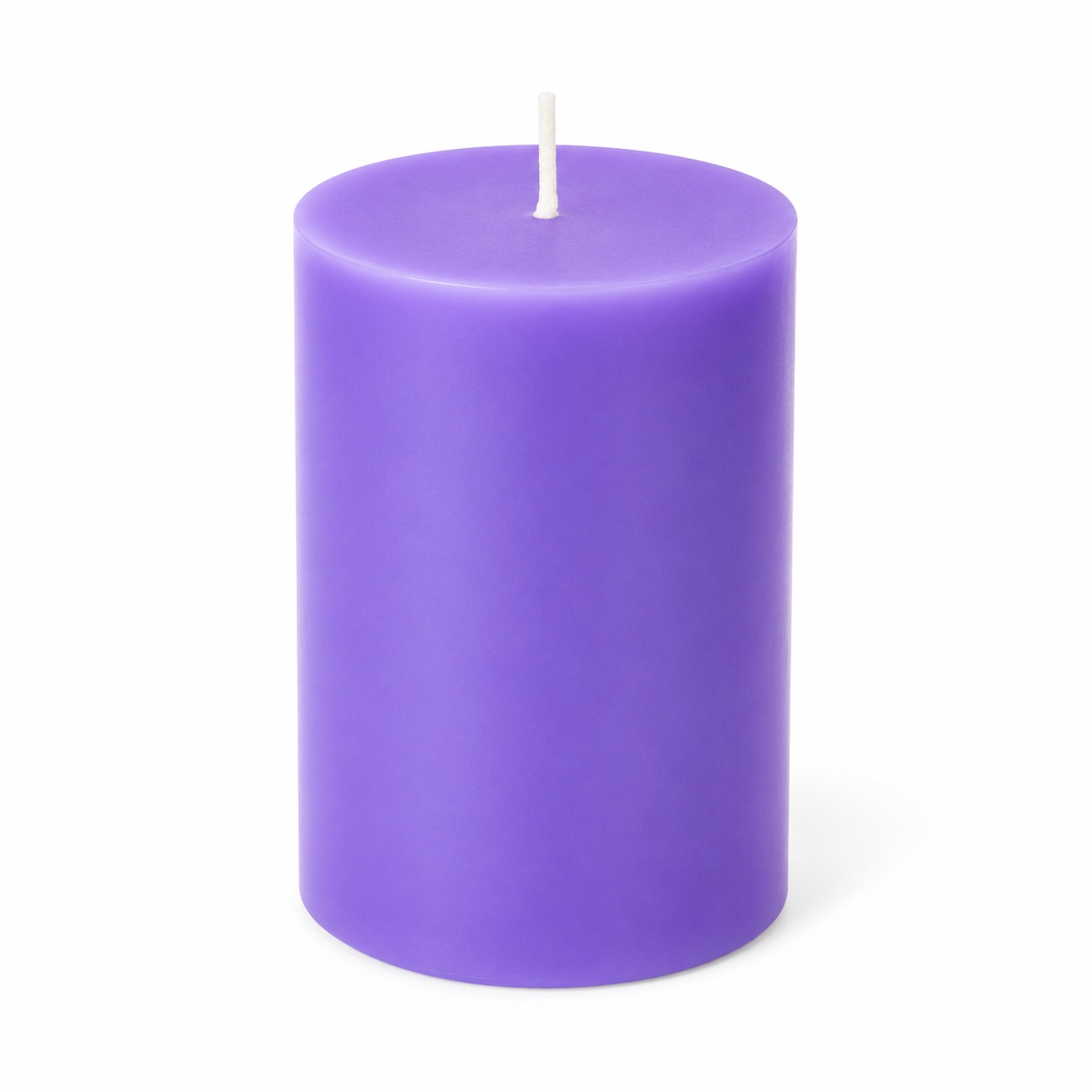 AuraDecor Scented Pillar Candles Set of 2 | 25 Hours Burn Time (Lavender)