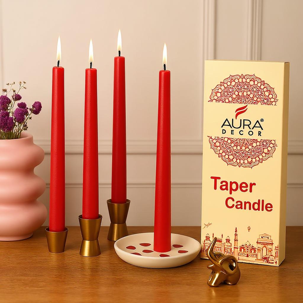 AuraDecor Taper Candles