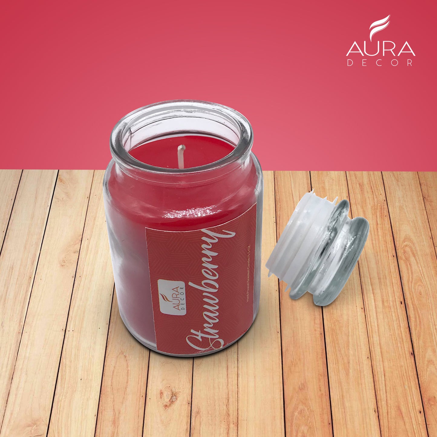 AuraDecor Fragrance Jar Candle