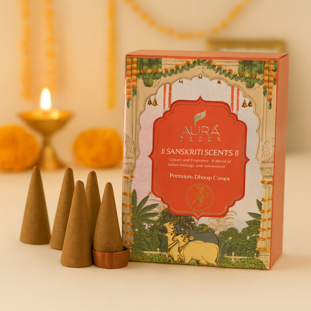 Bulk Buy Dhoop Cones Premium Natural Incense Cones 40 Dhoop Cones (Master pack of 60packs)