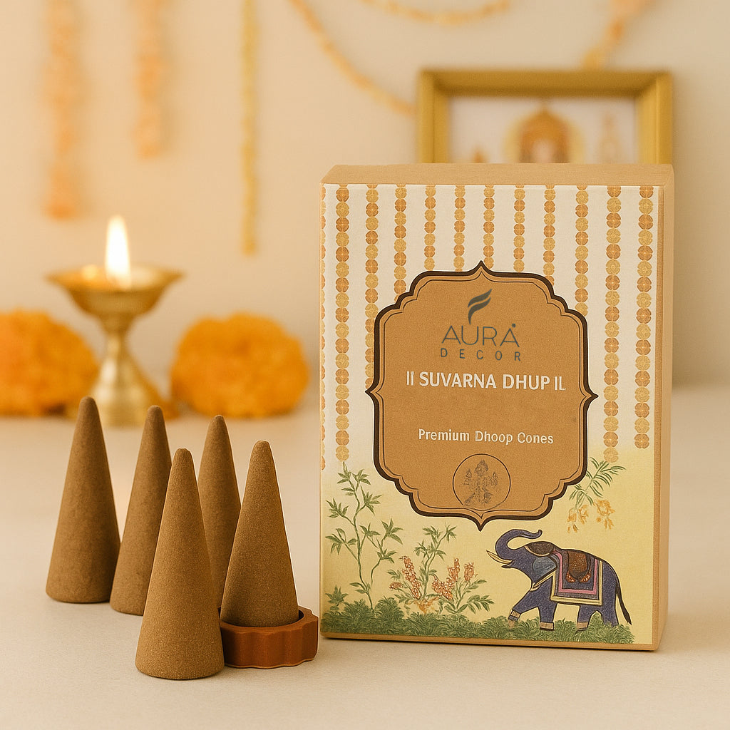 Bulk Buy Dhoop Cones Premium Natural Incense Cones 40 Dhoop Cones (Master pack of 60packs)