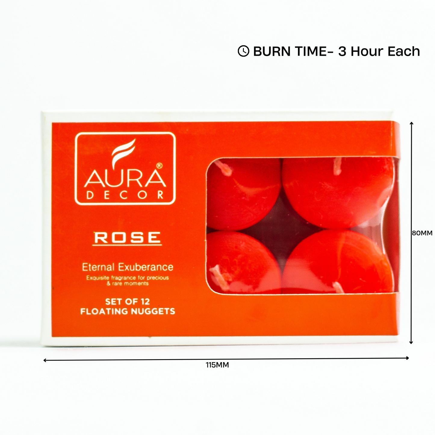 Bulk Buy AuraDecor Nugget Set of 12 Fragrance ( Burn Time 3 Hours ) MOQ 56 Pcs