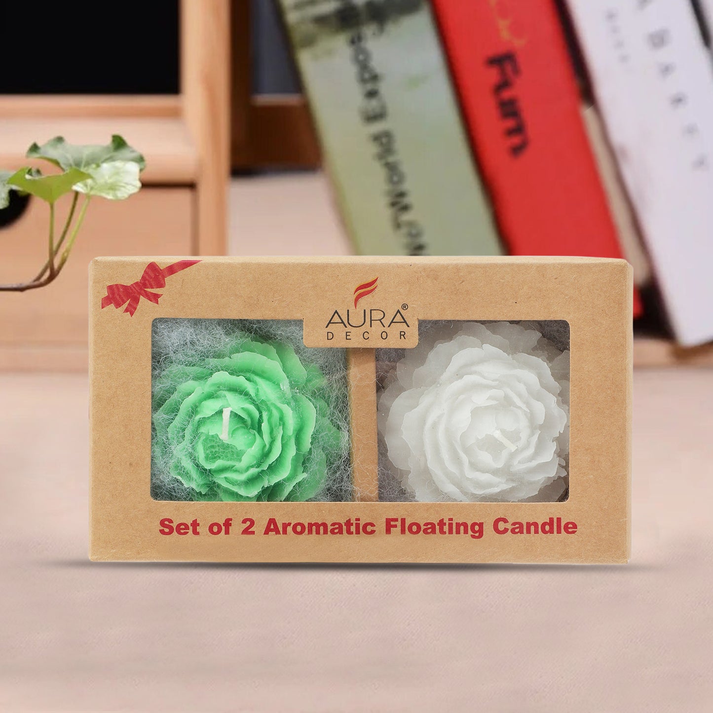 Floating Flower Candle Set - Aromatic Duo