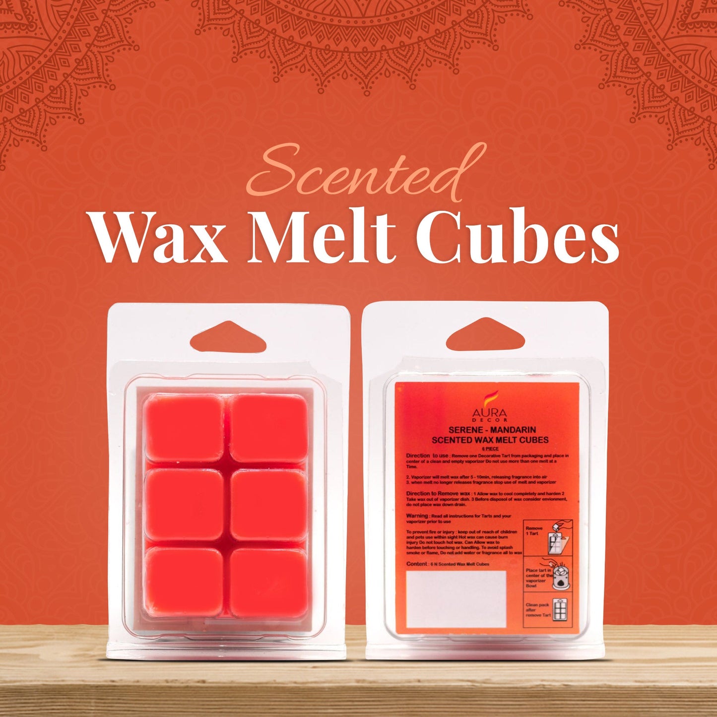 Aroma Wax melts/scentsy wax tarts/Tart wax Tart Mandarin