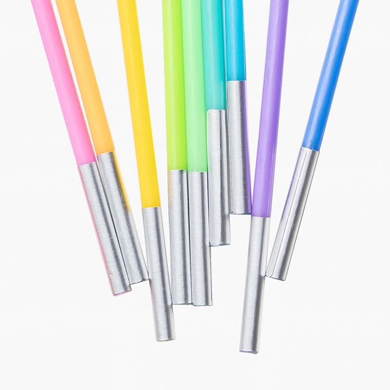 Bulk Buy Auradecor Straight Multicolour Birthday Candles (Master pack of 50 packs)