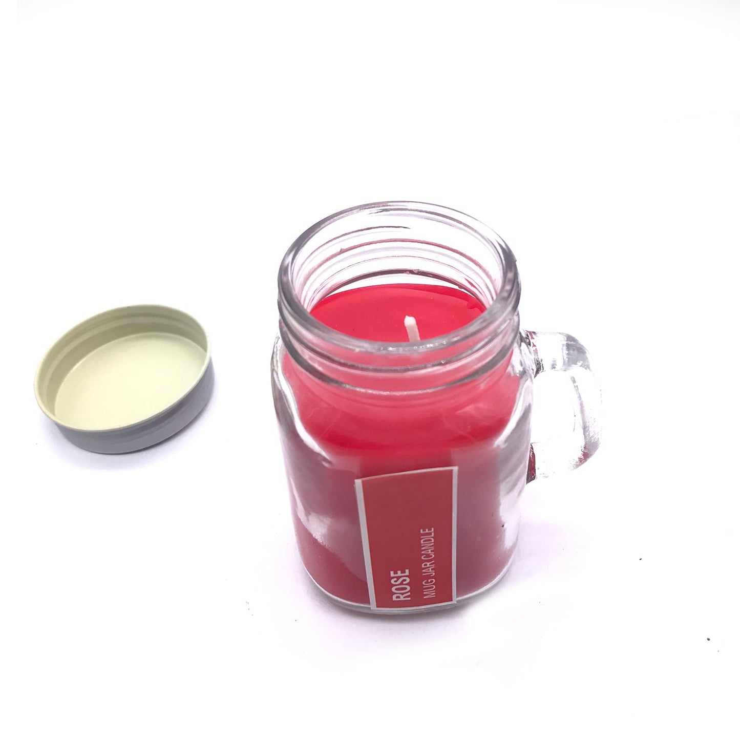 Mug Jar Candle ( Rose Fragrance )