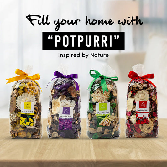 AuraDecor Set of 4 Fragrant Potpourri