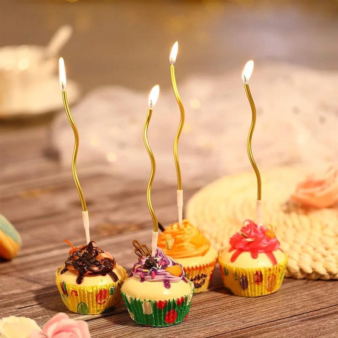 Bulk Buy Auradecor Spiral Birthday Candles (Master pack of 50)