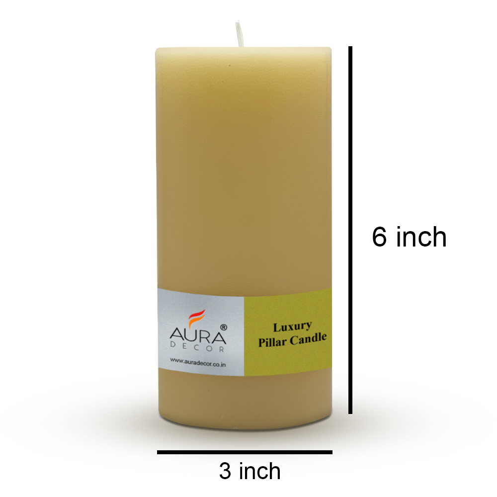 Pillar Candles Set of 3 ( 3*3, 3*4, 3*6 Inch )