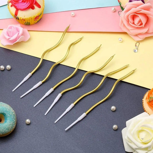 Bulk Buy Auradecor Spiral Birthday Candles (Master pack of 50)