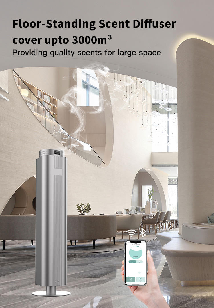 Auradecor F-Air Floor Standing Commercial Scent Diffuser Tower Machine
