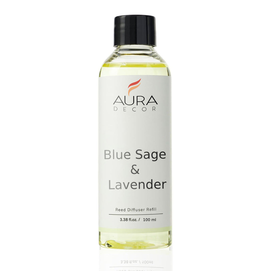 AuraDecor Reed Diffuser Oil with 10 Free Sticks