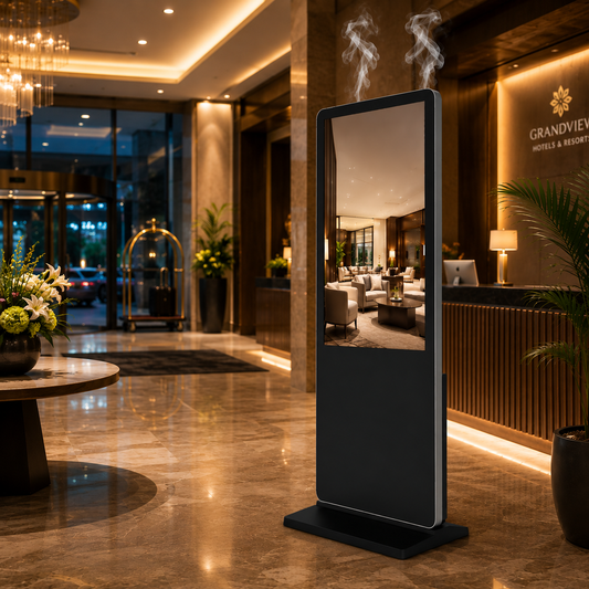 AuraDecor ScentScreen Pro – Digital Advertising Display with Smart Aroma Scenting