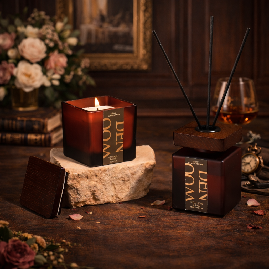 AuraDecor Wooden Whisper Duo Gift Set