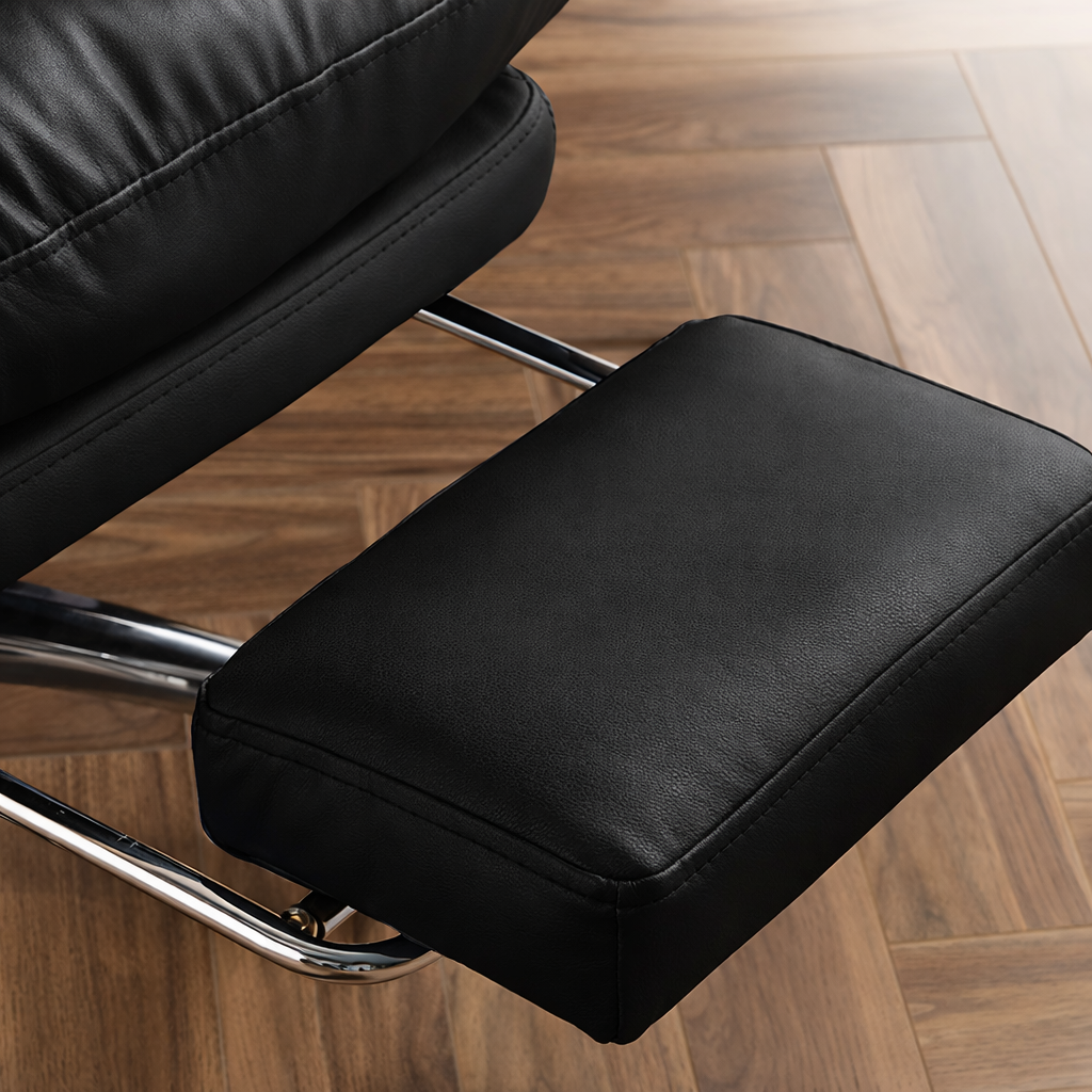 Executive Luxe Recliner Office Chair with Footrest & 2D Linkage Armrests