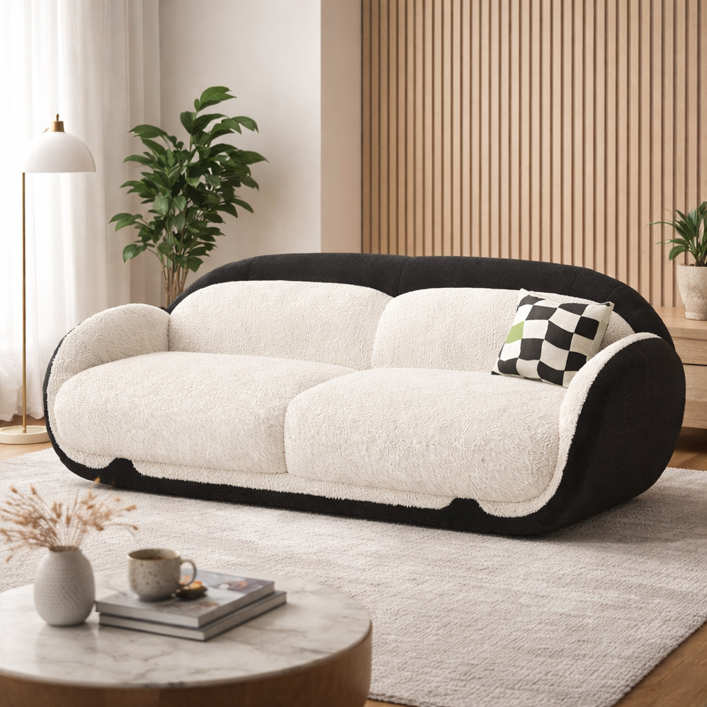 Auradecor CloudCurve Compressed 2-Seater Sofa