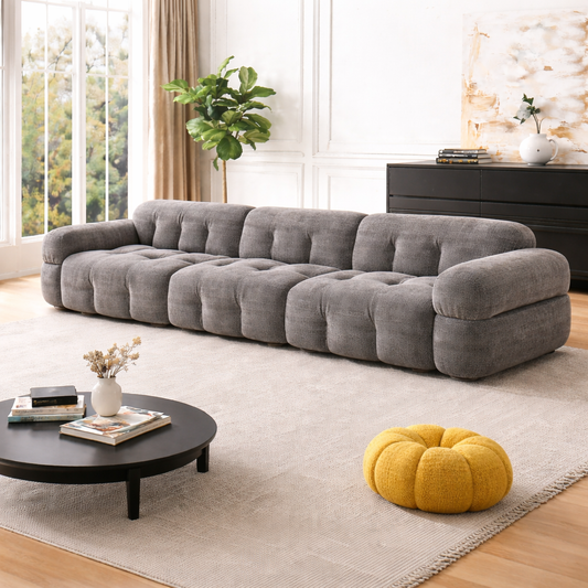 Auradecor Greyline Three Seater Compressed Sofa