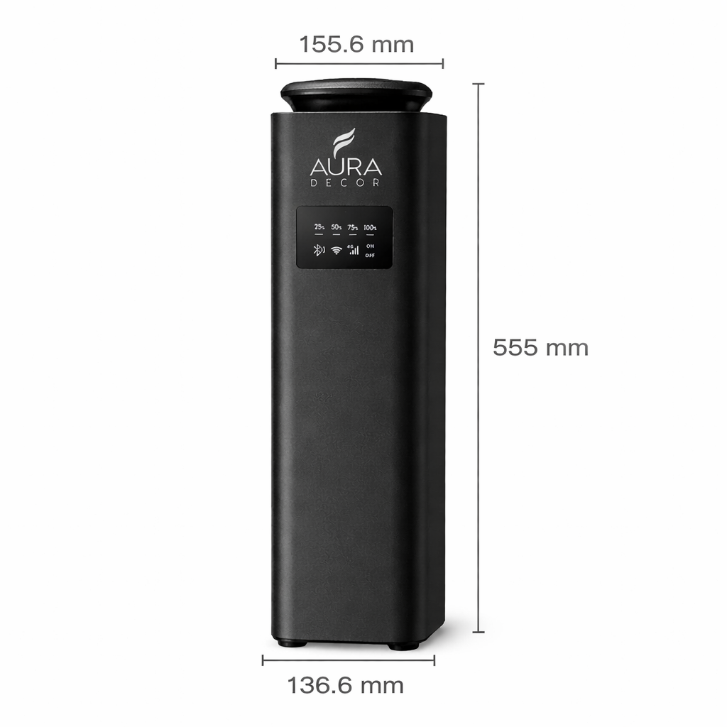 AuraDecor P4500 Pro Tower Magnetic Key Power Intelligent Scent Diffuser ( ISO 9001 )
