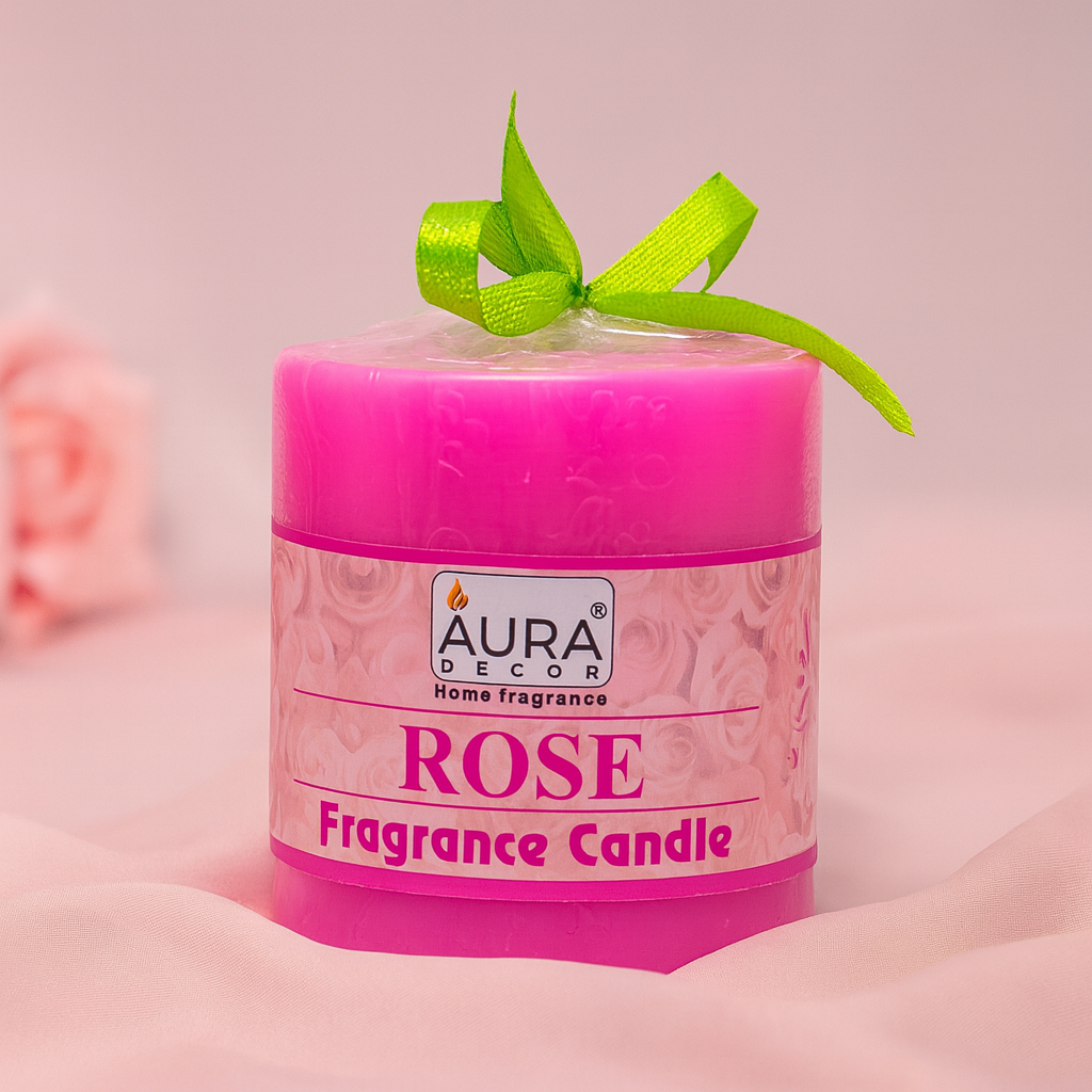 AuraDecor 2.5*2.5 Inch Fragrance Pillar Candle
