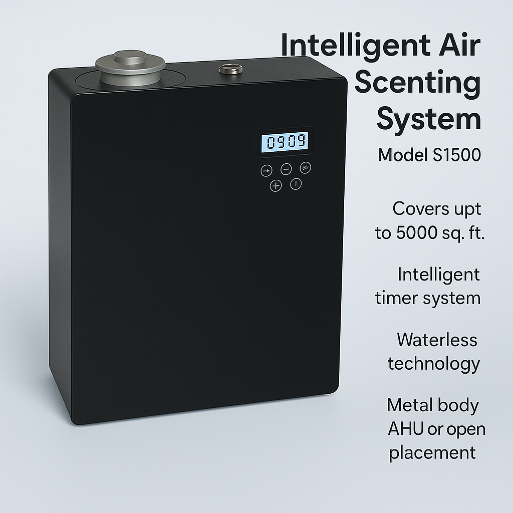 AuraDecor AD-S1500  Power Automatic Intelligent Scent Diffuser ( ISO 9001 )