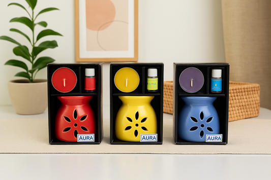 AuraDecor Set of 3 Aroma Oil Burner Price