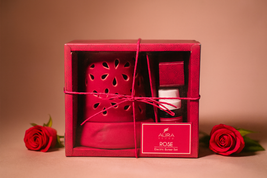 AuraDecor Electric Coloured Diffuser Gift Set with 10ml Aroma Oil (Assorted Colour)