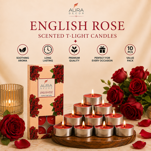 AuraDecor Pack of 10 Fragrance Tealight