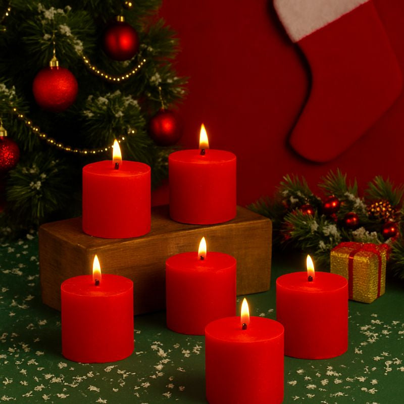 AuraDecor Fragrance Votive Candles Set of 6