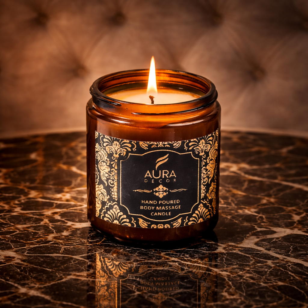 AuraDecor Body Massage Candle ( 100% Natural Candle )