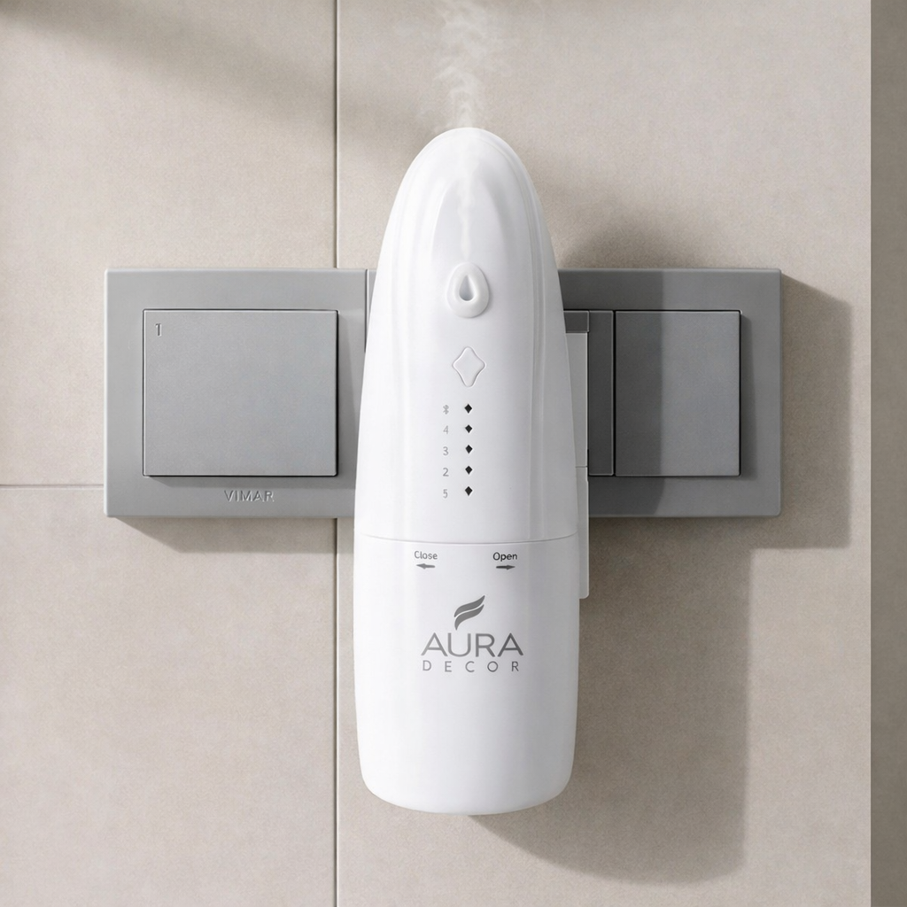 AuraDecor Plug2 Smart Aroma Diffuser App-Controlled Fragrance for Modern Spaces