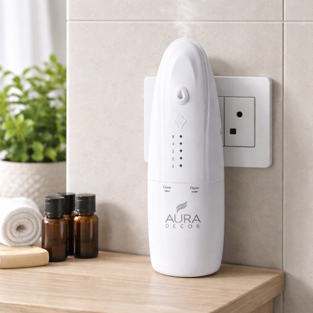 AuraDecor Plug2 Smart Aroma Diffuser App-Controlled Fragrance for Modern Spaces