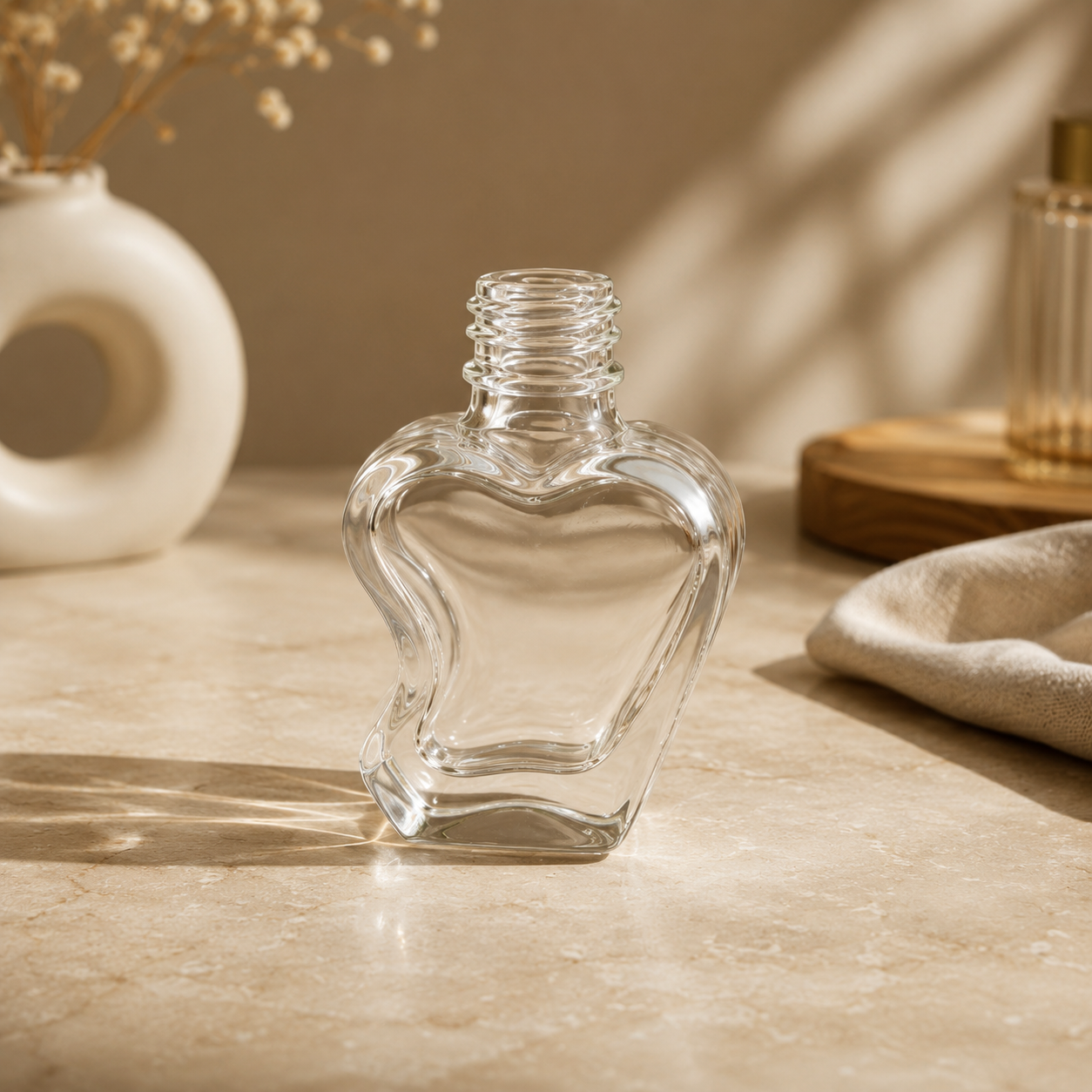Bulk Buy Auradecor Empty Glass Bottles for Perfume, Reed Diffuser & Essential Oils | Multiple Shapes Available