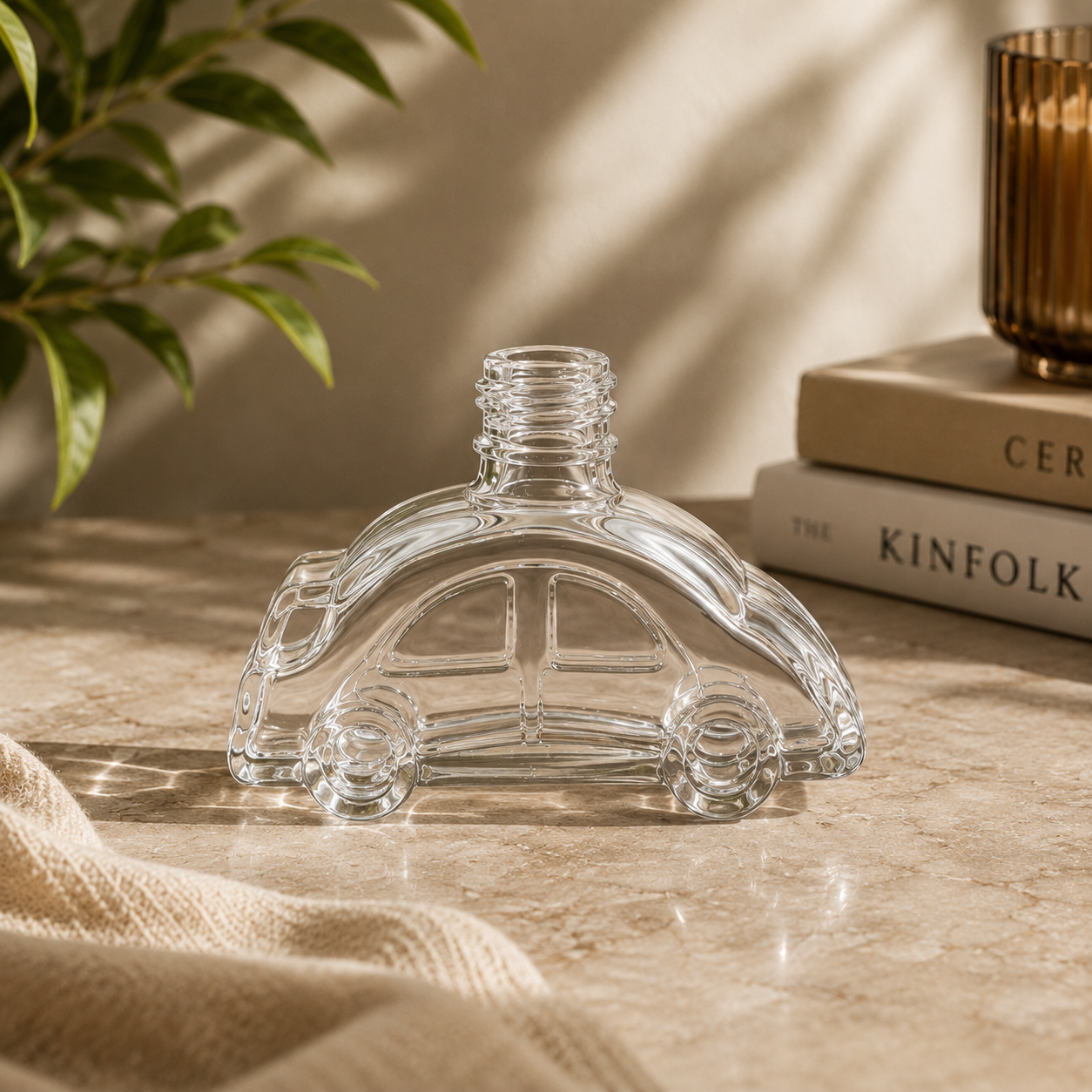 Bulk Buy Auradecor Empty Glass Bottles for Perfume, Reed Diffuser & Essential Oils | Multiple Shapes Available